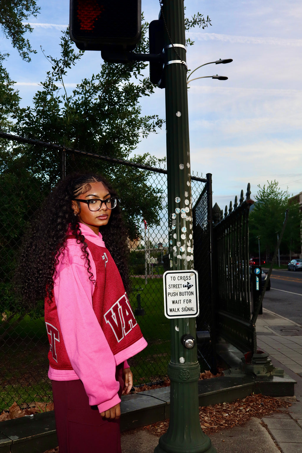 Pink Jersey Hoodie