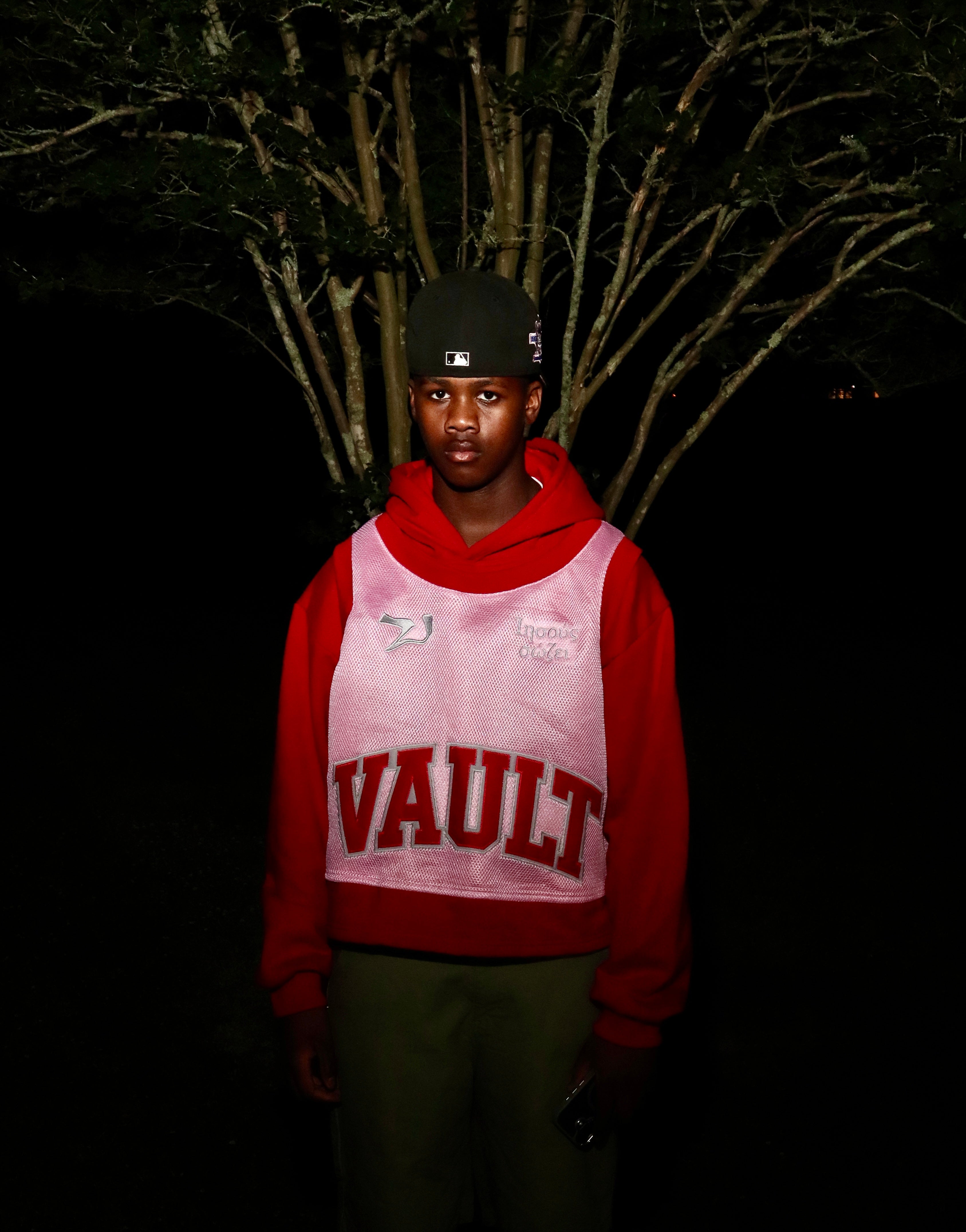 Red Jersey Hoodie