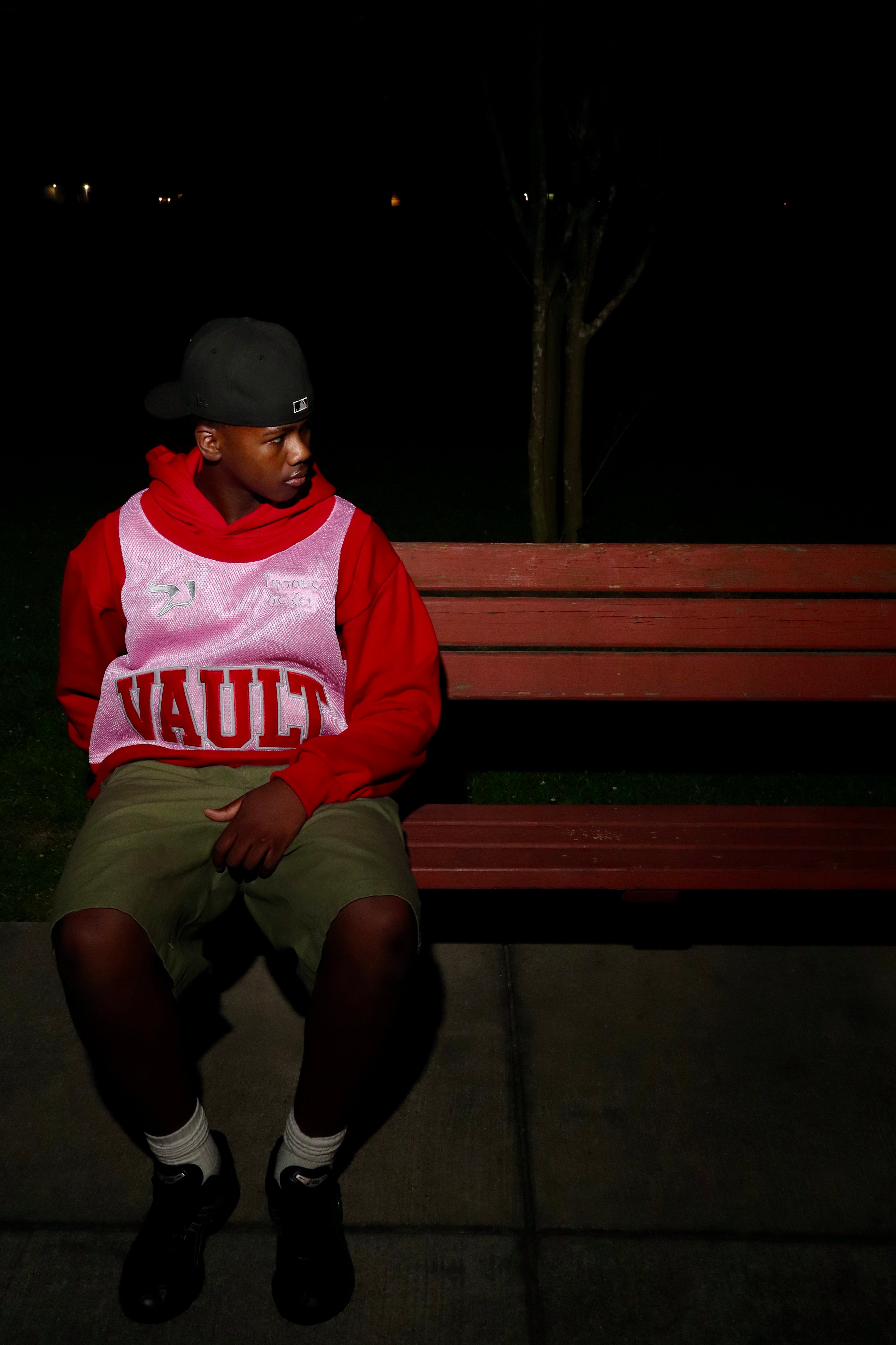 Red Jersey Hoodie